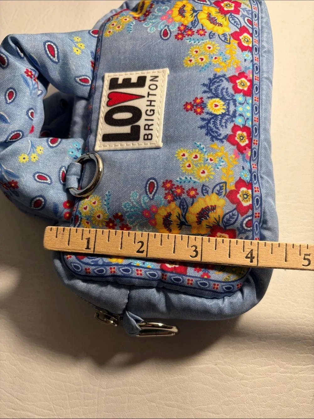 Brighton Love Bandana CrossBody Organizer Purse Bag
